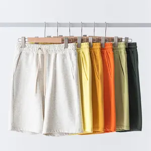 Bán Buôn Chất Lượng Cao Tùy Chỉnh Cotton Thể Thao Thoáng Khí Giản Dị Quần Short Lỏng Đàn Hồi Eo Dây Kéo Tập Thể Dục Chạy Mens Quần Short