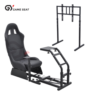 GY032 ODM Offre spéciale Simulateur de conduite bon marché Siège pliable Sim Racing Cockpit pour Logitech G25,<span class=keywords><strong>G27</strong></span>,G29,G920,XBox,Xbox 360 - Product Image 1