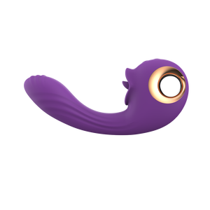 Vibrateur en forme de lapin pour usage personnel adulte, jeu intime de couple, gode automatique à poussée - Product Image 3