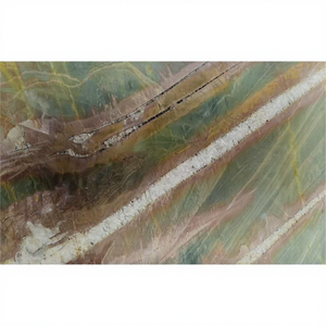 Pierre de luxe du Brésil, <span class=keywords><strong>granit</strong></span> rouge flamme vert naturel, pierre translucide, dalle translucide, panneaux muraux, décoration intérieure, meuble-lavabo de cuisine - Product Image 1