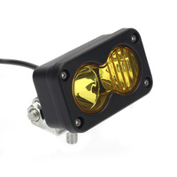 Projecteur de travail LED carré 3 pouces pour voiture et moto, 24V, 20W, compatible OLIVER, en stock transfrontalier