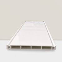 Panneau creux en PVC pour salon, profilés muraux et de fenêtres en plastique extrudé UPVC, couleur et taille personnalisées, résistant à la corrosion