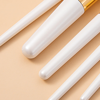 Professionelles Synthetisches Lidschatten-Verwischpinsel-Set mit Holzgriff, Gesichts-Make-up-Blending-Pinsel, Reisefreundlich, Private Label