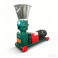 Machine à granulés d'aliments pour animaux domestiques 220V, petite machine à granulés à moule plat, machine à granulés pour volailles, similaire à la machine à granulés iconique