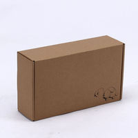 Boîte postale d'emballage de papier de flexographie de carton ondulé réutilisable de commerce électronique imprimé personnalisé pour l'expédition de marchandises