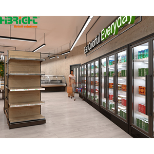 Metal & Wood Display <b>Rack</b> with Customized <b>Shelves</b> for Retail Stores-Durable Luxury Freestanding <b>Shelf</b> - Product Image 3