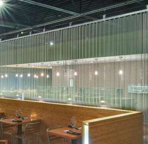 <span class=keywords><strong>Tenda</strong></span> a Rete Metallica <span class=keywords><strong>con</strong></span> Diamanti a Foro Piccolo e Onde, <span class=keywords><strong>con</strong></span> Ombreggiatura Totale - Product Image 2