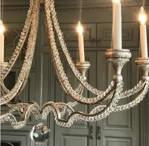 Luminária pendurada estilo americano tradicional para cozinha e lobby, lustre de cristal de latão com pingente de suspensão em estilo vintage