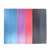 Maßgefertigte Umweltfreundliche Fitness Personalisiertes Design Farbblock-Yogamatte Hergestellt von Experten-Yogamatten-Hersteller