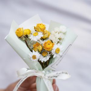 Mini Ramo de Rosas Secas al por Mayor, Rosas Preservadas para Regalos de Cumpleaños, Regalos de San Valentín, Decoración de Bodas y Navidad - Product Image 5