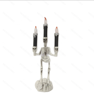 Décorations élégantes pour l'intérieur de la maison, décorations de bougeoirs lumineux, décorations d'Halloween, accessoires d'ambiance pour les fêtes - Product Image 2