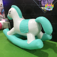 Cheval gonflable hermétique en PVC mignon et balade pour enfants château de jeu d'eau gonflable drôle public cible enfants