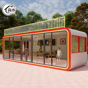 บ้านสำเร็จรูปโครงสร้างเหล็ก Gaomu แผงแซนวิช ดีไซน์ทันสมัย เหมาะสำหรับร้านค้า - Product Image 4