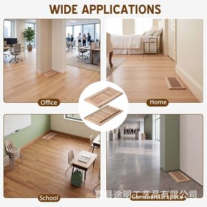 Wooden Floor Ventilation Cover Rectangle 3/8 In Bar Spacing Minimalist Design For <b>Heating</b> Air Outlet - Product Image 4