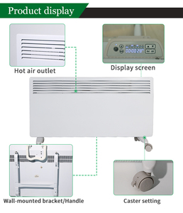 Với ứng dụng di động điều khiển từ xa cho các thư viện, trung tâm mua sắm và phòng khách Trần treo tường máy sưởi đối lưu - Product Image 5