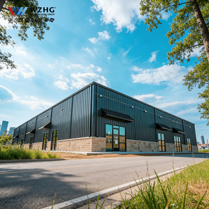 Bâtiment industriel préfabriqué en acier haute résistance Q355B durable, fabrication d'usines, prix direct d'usine - Product Image 1