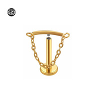 Anting-anting titanium alloy G23 terlaris, liontin rantai, anting tulang telinga, anting koklea