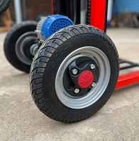 Carretilla Elevadora Eléctrica Tiger Trolly para Construcción, Capacidad de Carga 300 kg, Autopropulsada, con Almacenamiento Automático y Elevación de Palets