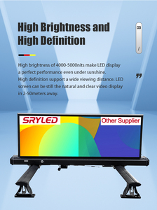 Quảng Cáo Kỹ Thuật Số P5 Taxi Roof <span class=keywords><strong>Led</strong></span> Màn Hình Hiển Thị Cho Cas Quảng Cáo Kỹ Thuật Số Xe <span class=keywords><strong>Led</strong></span> Hiển Thị Dấu Hiệu Ngoài Trời P2.5 P3 P3.33 P5 - Product Image 2