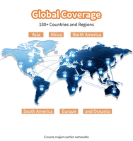 Carte SIM pour caméra de sécurité, couverture mondiale 4G IoT M2M pour la surveillance vidéo par caméra IP, forfaits de données de 100 Mo à 1 Go par pays