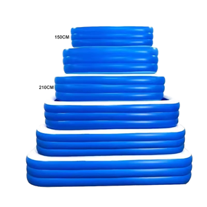 <span class=keywords><strong>Piscine</strong></span> gonflable rectangulaire 260 cm bleue et blanche en PVC, éco-responsable, durable, épaissie, pour enfants, usage domestique et extérieur – Grande Vente - Product Image 4