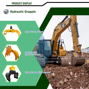 Advanced Mini Bagger Attachment <span class=keywords><strong>Log</strong></span> Grappler Holz greifer für effiziente Schienen-und Schiffs lade aufgaben - Product Image 5