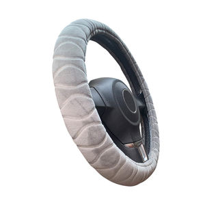 ضبابي منفوش غطاء عجلة القيادة-لينة منتجات وردية فخمة الأيدي الدافئة العالمي 15" - Product Image 1