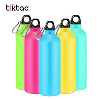 Cadeaux promotionnels bon marché bouteille d'eau en aluminium pour vélo de sport en plein air avec logo personnalisé