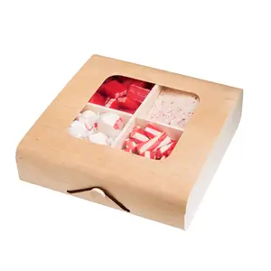 미완성 나무 사각형 책 상자를 만드는 공급 업체 나무 케이스 사탕 선물 상자 투명 바니시 나무 상자