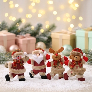 SuperZ Personaliza Adornos de Tela de Navidad 2026, Regalo de Navidad, Colgante de Papá Noel, Muñeco de Nieve, Árbol, Juguete, Muñeca, Decoración para el Hogar, Año Nuevo - Product Image 2