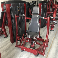 Presse pectorale assise réglable, machine de musculation professionnelle, entraîneur de jambes en acier, équipement de fitness commercial pour salle de sport