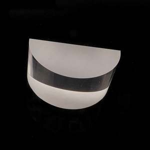 Produits de vente chauds Demi-tige Plano Lentille cylindrique convexe Lentille en verre cylindrique - Product Image 1