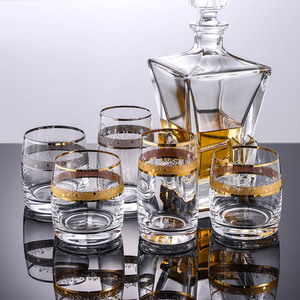 Vasos de Cristal Grabados con Flores Plateadas para Café, Agua, Cócteles, Vino y Whisky, en Oferta - Product Image 3