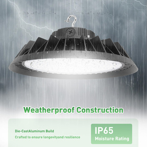 Projecteur LED UFO Industriel Haute Puissance 500W 3CCT 5000K 6500K Étanche IP65 Homologué DLC <span class=keywords><strong>pour</strong></span> Entrepôt Usine <span class=keywords><strong>Garage</strong></span> - Product Image 5