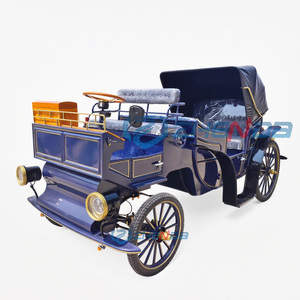 Carruaje Eléctrico para Bodas, Estilo Europeo, Tipo Calabaza, para Recorridos Turísticos, Recogida en Hoteles, Carruaje Eléctrico con Caballos - Product Image 1