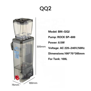 Bubble Magus Qq2 Ac 220-240V Interne Proteïne Skimmer Voor Zoutwater <span class=keywords><strong>Aquarium</strong></span> Tot 100l Plastic <span class=keywords><strong>Aquarium</strong></span> Naaldwiel Waaier - Product Image 4