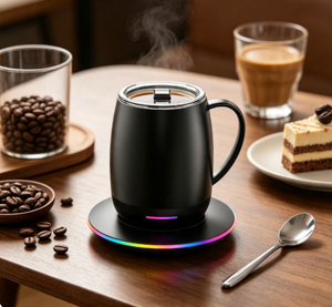 Novedosa Taza de Agua Inteligente de Acero Inoxidable con Calefacción, Ecológica, Reutilizable, Personalizada, Taza de Café con Aislamiento Térmico, Regalo para Recuerdo - Product Image 4