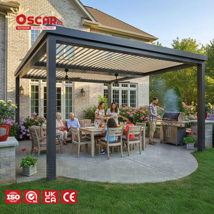 Pergola de jardin <span class=keywords><strong>6x4</strong></span> avec installation facile, design moderne, pour terrasse et usage extérieur - Product Image 1