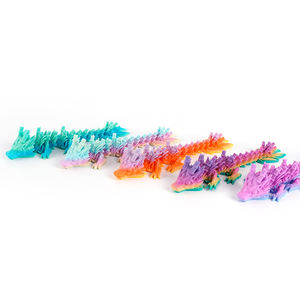 Vashine 3D figura de acción impresa Pterosaurio PLA juguete <span class=keywords><strong>animales</strong></span> Flexible cristal decoración colorida articulación móvil juguetes Dragón - Product Image 4