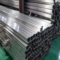 Vente directe d'usine Prix bas Tube en acier inoxydable 304 201 316 40x40 60x60 Tube carré pour matériaux de construction