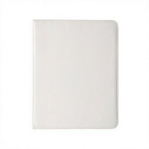 Classeur de cartes à collectionner FX 4 9 12 pochettes en cuir PU de qualité supérieure pour cartes de basket-ball, Yugioh, MTG, TCG - Blanc - Product Image 1