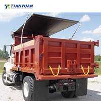 Kit de système de bâche basculante électrique en aluminium à 5 ressorts pour camion benne jusqu'à 28 pieds de large