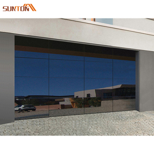 Vente en gros <span class=keywords><strong>porte</strong></span> de <span class=keywords><strong>garage</strong></span> <span class=keywords><strong>sectionnelle</strong></span> moderne <span class=keywords><strong>sur</strong></span> <span class=keywords><strong>mesure</strong></span> 8x7 9x7 9x8 12x7 16x7 16x8 en aluminium verre - Product Image 4
