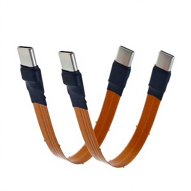 Full-function USB4 Data Cable 80G Dual-headed Type-C Soft and Flat PD 240W Fast Charging 8K Video Output