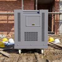 Générateur diesel 7500W 7,5KW silencieux, démarrage électrique, alimentation de secours portable, monophasé ATS 50/60Hz DG9500LN