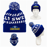 Casquette brodée OEM, bonnet doux d'hiver avec pompon, 100% acrylique, unisexe, pour la saison hivernale, sports de plein air