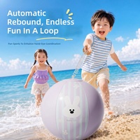 Ballon pare-chocs gonflable pour enfants - Matériau PVC épaissi, portable, grand format, utilisation intérieure/extérieure, développement émotionnel