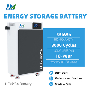 Batteria Industriale JM Factory all'ingrosso 51.2V 600Ah 684Ah LiFePO4 30kWh 35kWh, Pacco Batterie BESS a Pavimento per Accumulo di Energia Solare - Product Image 1