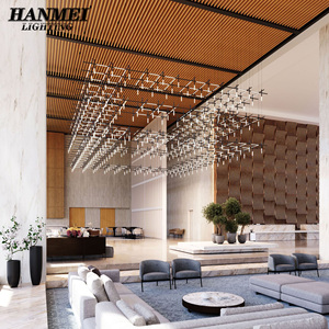 Nordic Industrial Style Pendant <b>Light</b> Modern LED <b>Chandelier</b> for Living Room Iron Material Hanging HM-GM-MG110 HM-GM-MG110 HM-GM- - Product Image 3