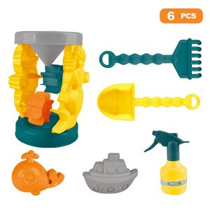 Ensemble de jouets de plage pour tout-petits avec arrosoir sablier et moules <span class=keywords><strong>à</strong></span> <span class=keywords><strong>sable</strong></span> pour <span class=keywords><strong>bac</strong></span> <span class=keywords><strong>à</strong></span> <span class=keywords><strong>sable</strong></span> extérieur jardin <span class=keywords><strong>piscine</strong></span> bain voyage jouer - Product Image 3